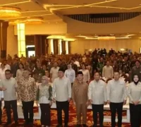 Kopdes Kalbar Suasana Rapat Koordinasi Regional Kopdeskel Merah Putih di Qubu Resort Kubu Raya