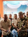 Sekda Kalbar Harisson meresmikan Layanan Terpadu Satu Atap PMI di Kantor Disnakertrans Kalbar.
