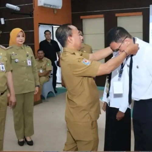 Wakil Gubernur Kalbar Krisantus Kurniawan membuka Latsar CPNS di BPSDM Kalbar