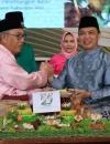 Gubernur Kalbar Ria Norsan saat menghadiri Halalbihalal MABM di Pendopo Gubernur, (19/4/2026).