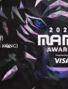 G-Dragon dan Stray Kids menerima penghargaan Daesang pada 2025 MAMA Awards di Kai Tak Stadium Hong Kong. (x.com/MnetMAMA)
