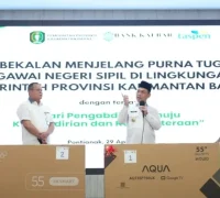 Ria Norsan beri pembekalan ASN jelang pensiun.