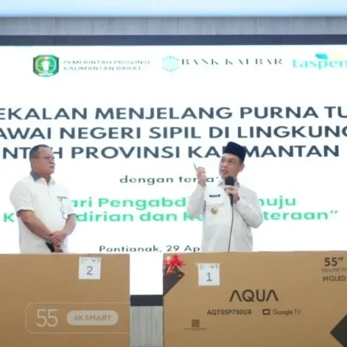 Ria Norsan beri pembekalan ASN jelang pensiun.