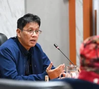Menteri Keuangan Purbaya Yudhi Sadewa saat menyampaikan pernyataan tidak ada kenaikan pajak hingga ekonomi tumbuh 6 persen.