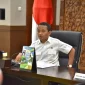 Menteri ESDM Bahlil Lahadalia menyampaikan keterangan mengenai kesiapan stok BBM dan LPG nasional menjelang mudik Idulfitri 2026.