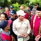 Menteri BPLH Hanif Faisol Nurofiq saat meninjau kesiapsiagaan karhutla Kubu Raya ke Desa Rasau Jaya Umum, Kecamatan Rasau Jaya, Kamis (16/4/2026).
