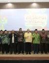 Sekda Kalbar Harisson menyampaikan sambutan pada Resepsi Milad Muhammadiyah ke-113 Kalimantan Barat di Aula ITEKES Muhammadiyah Pontianak. (MC Kalbar)