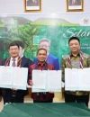 Gubernur Ria Norsan usai penandatanganan MoU program beasiswa internasional Kalbar dengan Yongzhou Polytechnic Institute di Pontianak.