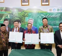 Gubernur Ria Norsan usai penandatanganan MoU program beasiswa internasional Kalbar dengan Yongzhou Polytechnic Institute di Pontianak.