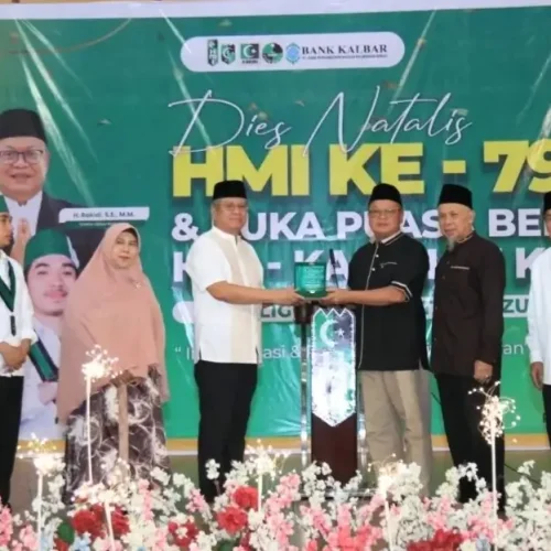 Sekda Kalbar Harisson menghadiri perayaan Dies Natalis ke-79 HMI dan buka puasa bersama KAHMI di Rumah Melayu Pontianak, (5/3/2026).