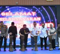 Wakil Bupati Kubu Raya Sukiryanto saat membuka Musorkablub KONI di Aula Praja Utama, (11/4/2026).