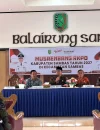 Wakil Bupati Sambas Heroaldi Djuhardi Alwi membuka Musrenbang Kecamatan Sambas di Balairungsari, Kamis (19/2/2026).