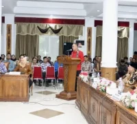 Wakil Gubernur Kalbar Krisantus Kurniawan saat Musrenbang di Mempawah