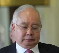 Najib Razak usai divonis dalam kasus 1MDB. (Dok. The Star)