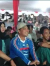 Gubernur Kalbar Ria Norsan bersama warga mengikuti nobar perebutan tempat ketiga Piala Dunia 2026 di Halaman Kantor Gubernur Kalbar.
