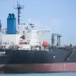 Kapal tanker milik PT Pertamina International Shipping melintas di jalur pelayaran dekat Selat Hormuz di kawasan Timur Tengah.