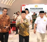 Gubernur Kalimantan Barat Ria Norsan mengukuhkan pengurus DPD PKDI Kalbar di Hotel Mercure Pontianak dan menyampaikan Kalbar telah bebas dari desa tertinggal.