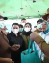 Gubernur Ria Norsan meninjau pasar murah bersubsidi bagi masyarakat Ketapang di tengah kondisi kemarau dan karhutla.