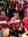 Gubernur Kalimantan Barat Ria Norsan saat membuka Pekan Gawai Dayak ke-40 di Rumah Radakng, Pontianak.