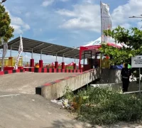 Penataan kawasan Pelabuhan Rasau Jaya.