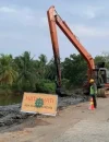 Lokasi pembangunan turap Sungai Itik di Kecamatan Sungai Kakap, Kubu Raya.
