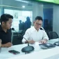 Wali Kota Pontianak Edi Rusdi Kamtono menerima audiensi Himpunan Mahasiswa Pontianak di Ruang Pontive Center.