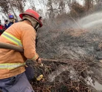 Gubernur Kalbar Ria Norsan menyampaikan alokasi dana Banpres Rp40 miliar untuk memperkuat penanganan karhutla di Kalimantan Barat.