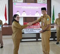 Kunjungan kerja Pemprov Kalbar di Kantor Bupati Bengkayang.