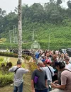 245 WNI dipulangkan dari Depot Imigresen Bekenu Malaysia lewat Entikong. (Foto: JIM Sarawak)