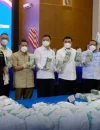 Tim gabungan memusnahkan 1,3 ton ketamin hasil pengungkapan jaringan internasional di Batam.