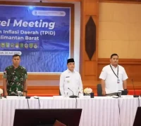 Gubernur Kalimantan Barat Ria Norsan memimpin High Level Meeting Pengendalian Inflasi Semester II Tahun 2026 di Kantor Perwakilan Bank Indonesia Provinsi Kalimantan Barat, Pontianak.