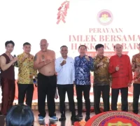 Wagub Kalbar Krisantus Kurniawan menghadiri perayaan Imlek 2577 Kongzili bersama Paguyuban Sosial Marga Tionghoa Indonesia (PSMTI) dan komunitas Hakka.