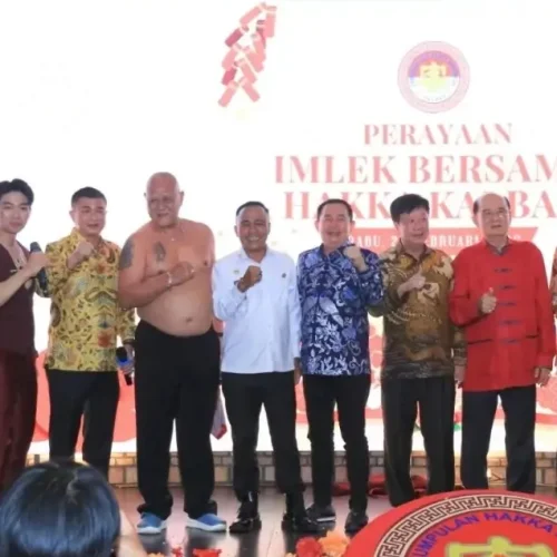 Wagub Kalbar Krisantus Kurniawan menghadiri perayaan Imlek 2577 Kongzili bersama Paguyuban Sosial Marga Tionghoa Indonesia (PSMTI) dan komunitas Hakka.