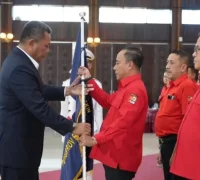 Wakil Gubernur Kalimantan Barat Krisantus Kurniawan resmi dilantik sebagai Ketua Perbakin Kalbar di Pendopo Gubernur Kalbar, (23/5/2026).