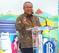 Gubernur Bank Indonesia Perry Warjiyo terkait keputusan kenaikan BI-Rate.