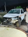 Kondisi kendaraan setelah kecelakaan di Boyan Tanjung.