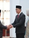 Gubernur Kalbar Ria Norsan melantik Hendra sebagai Pj Sekda Kalbar di Balai Petitih, Jumat (18/9/2026).