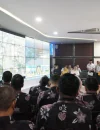 Sekda Pontianak Amirullah menerima rombongan peserta PKN Tingkat II di Pontive Center, Kantor Wali Kota Pontianak.