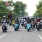 Wakil Gubernur Kalimantan Barat Krisantus Kurniawan bersama komunitas skuter dalam kegiatan Pontianak MODS May Day 2026 di Pontianak.