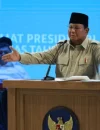 Presiden Prabowo Subianto memberikan arahan kepada kepala daerah pada Rakornas Pemerintah Pusat dan Daerah 2026 di Bogor.