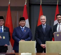 Penandatanganan ICA-CEPA antara Indonesia dan Kanada di Parliament Hill Penandatanganan ICA-CEPA antara Indonesia dan Kanada di Parliament Hill. (instagram.com/prabowo)