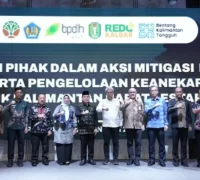 Gubernur Kalimantan Barat Ria Norsan saat peluncuran Kick-off RBP REDD+ di Hotel Golden Tulip Pontianak