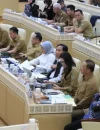 Gubernur Kalbar Ria Norsan saat mengikuti RDP bersama Komisi II DPR RI membahas beban PPPK terhadap APBD daerah di Jakarta.