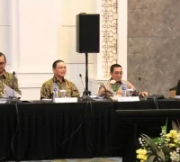 Gubernur Kalbar Ria Norsan saat menghadiri RUPS PT Askrida Tahun 2026 di Jakarta.
