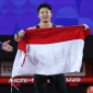 Rahmat Erwin Abdullah meraih emas Asian Games Aichi-Nagoya 2026. (Foto: NOC/NMA - Kemenpora)