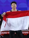 Rahmat Erwin Abdullah meraih emas Asian Games Aichi-Nagoya 2026. (Foto: NOC/NMA - Kemenpora)