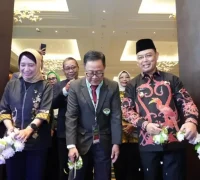 Gubernur Kalbar Ria Norsan membuka Rakernas ARSADA ke-16 di Hotel Novotel Pontianak.