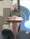 Sekda Kalbar Harisson membuka Rakor PPID se-Kalimantan Barat Tahun 2026 di Aula Garuda Kantor Gubernur Kalbar.