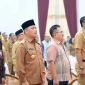 Gubernur Kalbar Ria Norsan saat membuka Rakor Sosialisasi Antikorupsi Terintegrasi 2026 di Balai Petitih, Selasa (15/9/2026).