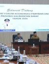 Gubernur Kalbar Ria Norsan memimpin Rapat Forkopimda Kalbar membahas karhutla dan krisis air di Balai Petitih Pontianak.